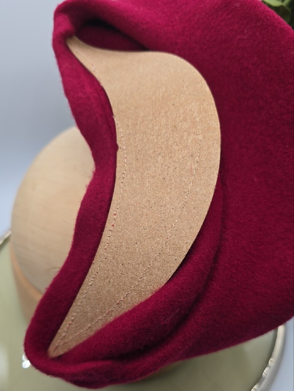 Kangol Raspberry Wool Beret - Picture 3 of 4